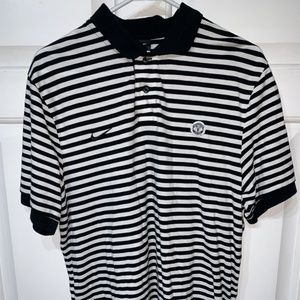 Men's White Black Nike Manchester United MUFC Polo